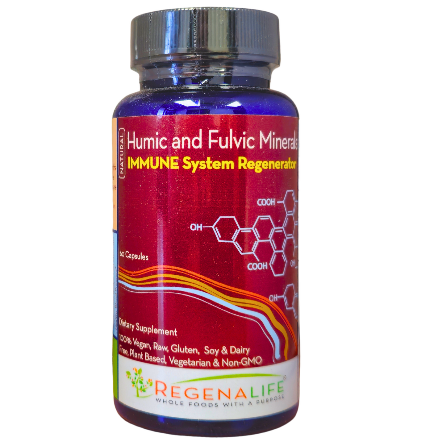 Humic and Fulvic Minerals- Immune System Regenerator - 60 Capsules