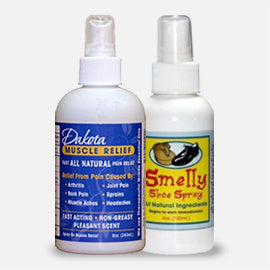 Dakota muscle relief and smelly shoe spray combo kit