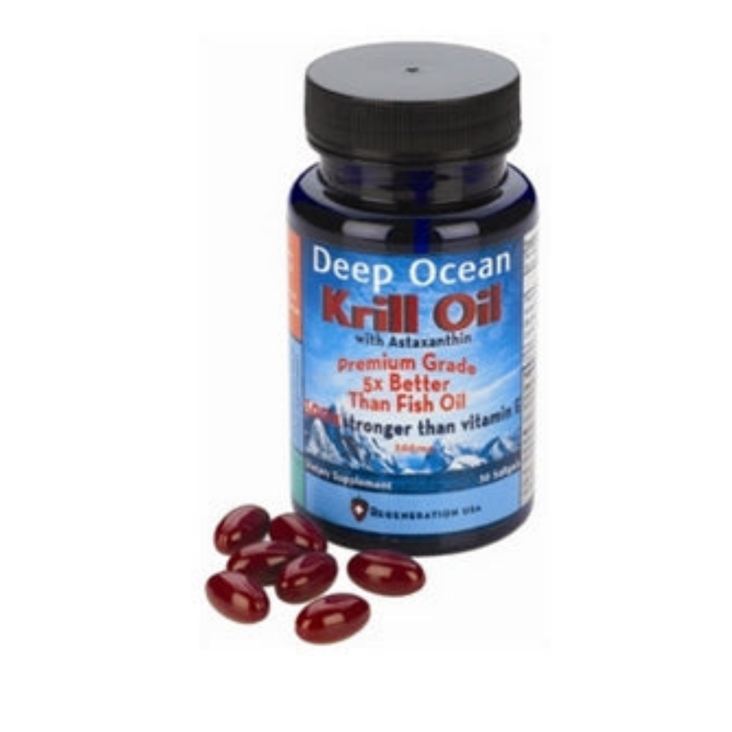 Krill Oil with Astaxanthin 5x better than fish oil